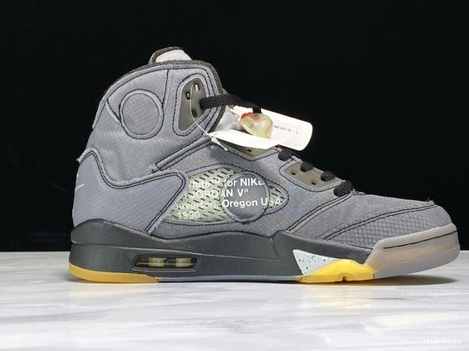 Black CT8480-001 Off-White Jordan x Air 5 1211